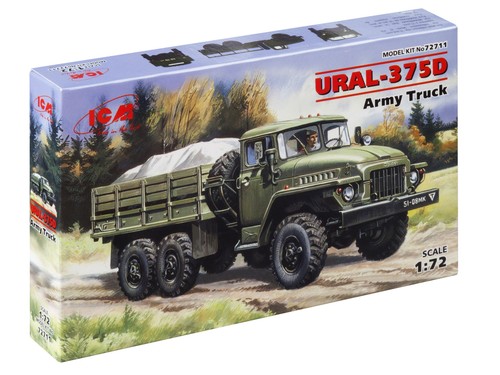 Icm 72711 ural 375d camion - icm,