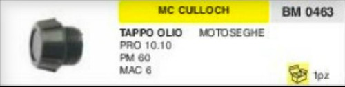 Tappo olio motosega mcculloch - tappo,