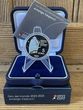 5 EURO ARGENTO PROOF Italia