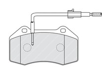 FERODO Pastiglie freno FDB4040