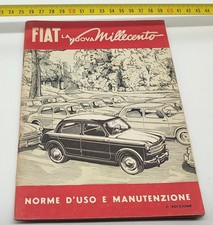 Fiat Nuova 1100 Norme Uso e