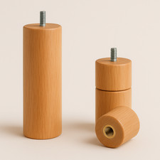 Set 4 Gambe Regolabili 25/40cm