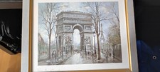 quadro paesaggio Georges B. Paris 39x48