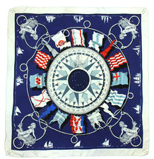 Authentique foulard Hermès "