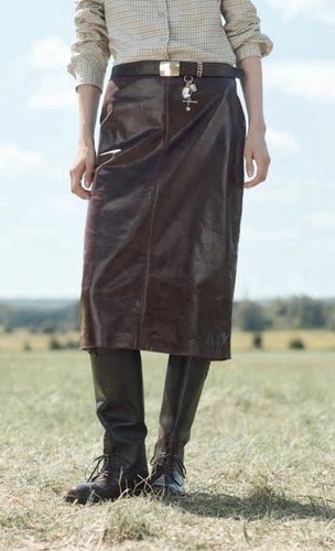 Gonna pelle zara - gonna, in