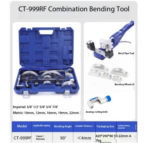 Curvatubi manuale rame