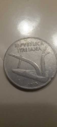 Moneta lire anno 1955 - moneta,