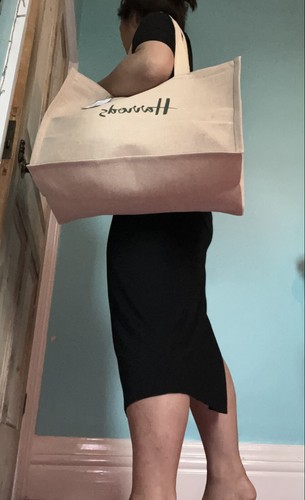 Harrods borsa iuta - di,