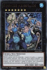 yu gi oh ita 1ed ultra rara  ra04-it065 Sirenide Abissgaios