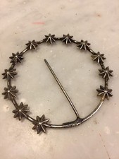 Stellario 6 Cm Metallo Bagno Argento statua sacra Madonna  aureola stellata 