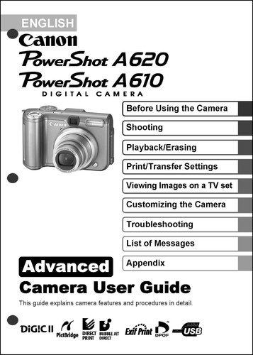 Canon powershot a610 a620 - a610,