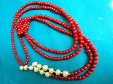 LUNGA COLLANA CORALLO NATURALE