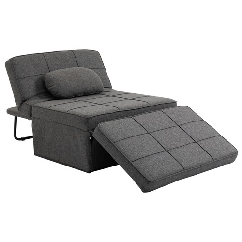 Homcom poltrona letto 1 - homcom,