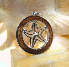 Ciondolo rotondo stella marina