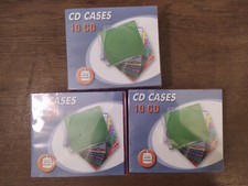 10 x CUSTODIE CD DVD SLIM