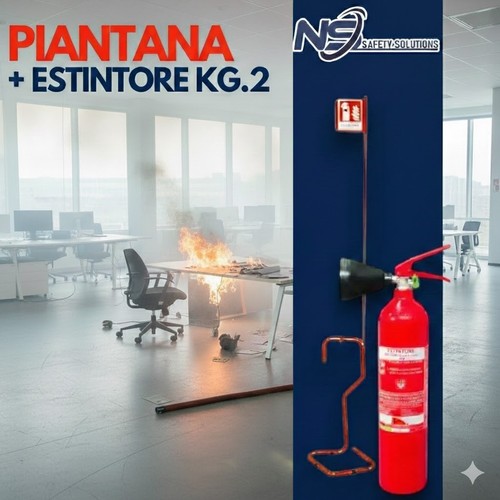 Estintore 2kg co2 casa - 2kg,