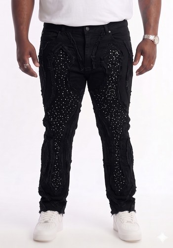 Jeans uomo nero - , grande