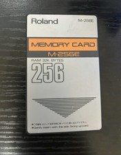 Scheda di memoria Roland M-256E per sintetizzatori JD-800 JD-990 usata