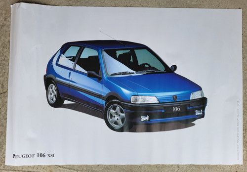 Affiche peugeot 106 xsi - 106,