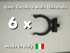 KIT 6 GANCI GANCIO A MOLLE PER