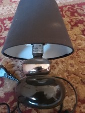 LAMPADA LUMETTO ABAT JOUR DA TAVOLO COMODINO CLASSICO MODERNO CON LAMPADINA