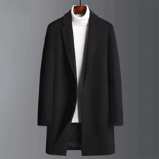Cappotto 100% lana uomo slim