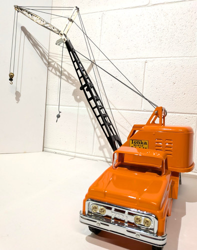 Tonka mobile clam crane truck - tonka,