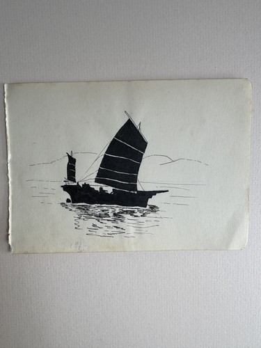 Disegno barca vela pittura - disegno,