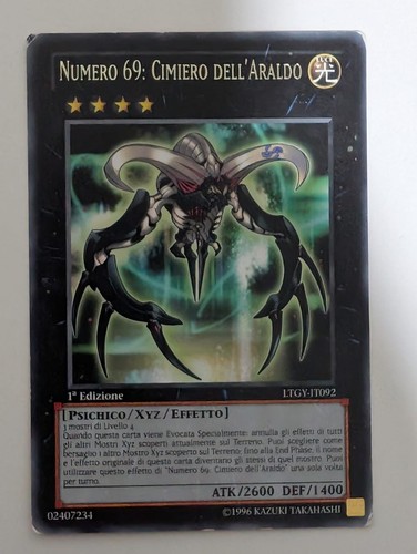 Numero 69 cimiero - yu-gi-oh!,