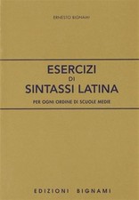ESERCIZI DI SINTASSI LATINA