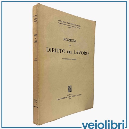 Nozioni diritto del lavoro - nozioni,