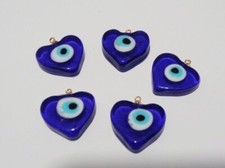 1pz ciondolo Cuore Occhio di
