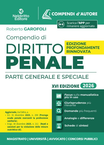 Compendio diritto penale - compendio, di