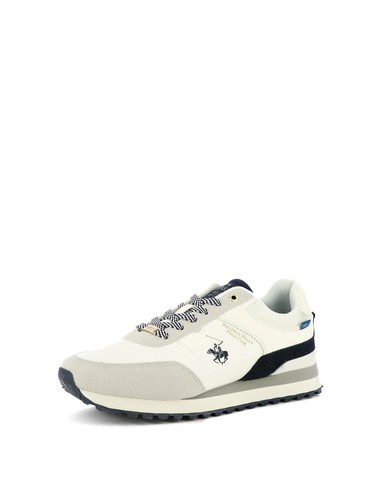 Sneakers stringate uomo bianco