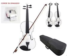 Violino 4/4 Bianco Legno