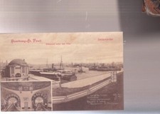 HAMBURG postcard cartolina AMBURGO deutschland 1900 steinwarder ST.PAULI