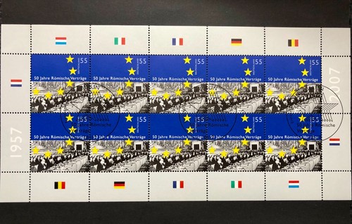 Foglietto francobolli 2007 - 50-,