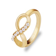 Bague dorée à l'Or fin