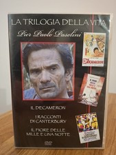 PIER PAOLO PASOLINI LA TRILOGIA DELLA VITA 3 FILM CULT DA COLLEZIONE IN DVD