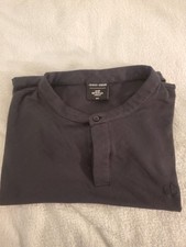 Giorgio Armani Camicia Uomo Grande Etihad Airways Nera Manica Lunga