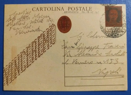 1945 intero postale 30 - 1945, c.mi