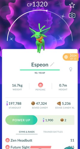Pokemon shiny espeon - -,