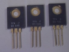 BD585 Transistor Oro TELEFUNKEN. Da officina nuovo. Si-NPN 45V, 4A, 40W