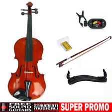 VIRTUOSO VIOLINO 1/8 completo di Archetto Astuccio Pece Spalliera Accordatore