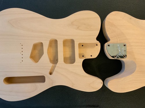 Corpo chitarra telecaster made - corpo,