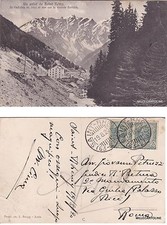 # SAINT REMY - UN SALUT - LE CHEF-LIEU ET VUE SUR LA GRANDE ROCHERE    1920