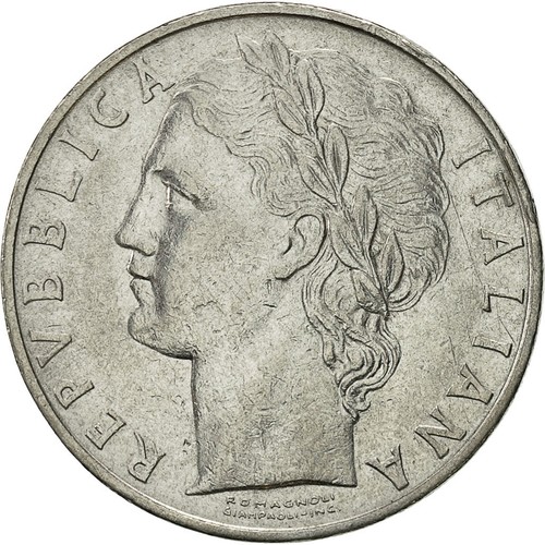 427196 moneta italia 100 - moneta,, italia,