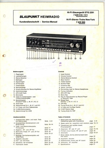 Blaupunkt manuale servizio - manuale, di