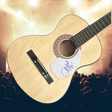 Chitarra Acustica Firmata C4 COA GFA Red Arrow Swim The River * Christian Lopez