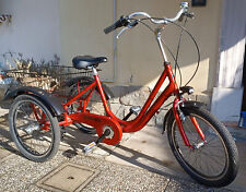Bici Tre Ruote 20″/24″ , telaio in alluminio cambio shimano 6 m. elettrificabile